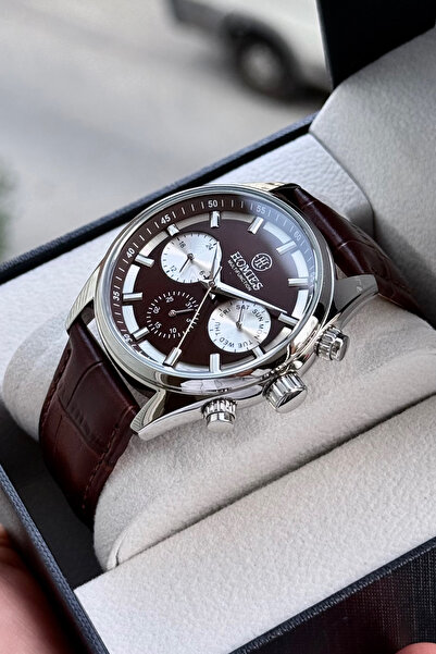 Homies Men's Wristwatch Leather Strap with Calendar and Day Display with Gift...
