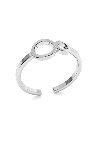 Flippy 925 Silver Infinity Adjustable Ring
