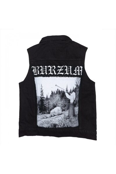 Romee Design Burzum Filosofem Siyah Kot Yelek
