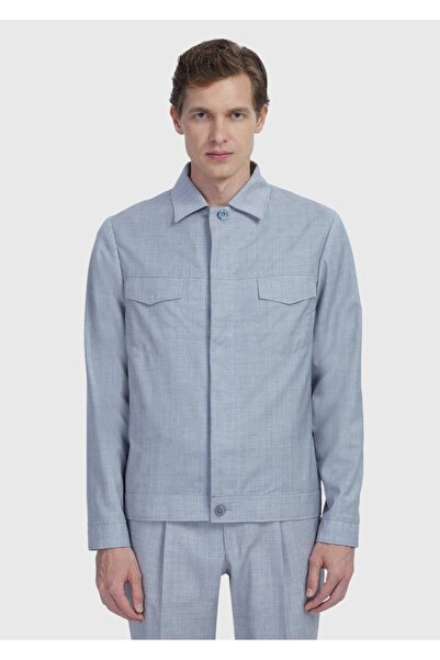 Ramsey Ανοιχτό γκρι πουκάμισο μπουφάν