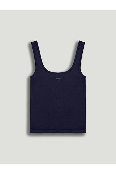 Nocturne Print Detailed Crop Top