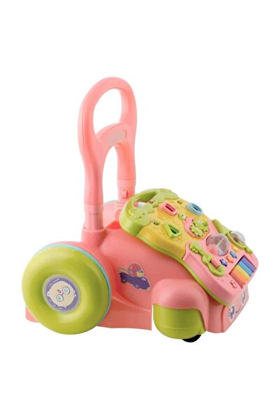 Ricokids Premergator pentru copii 2in1, solid si durabil, roti cu blocare si cauciuc antiderapant, cu pian...