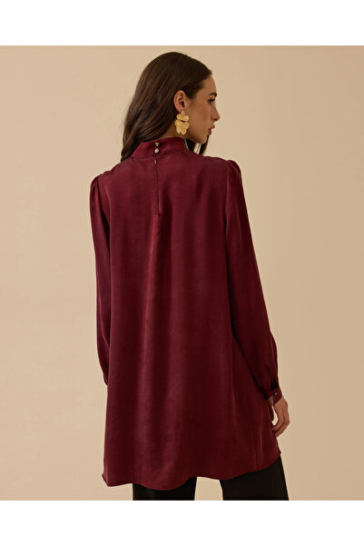 SCL Tunic with Pleated Detail and Collar Accessory
