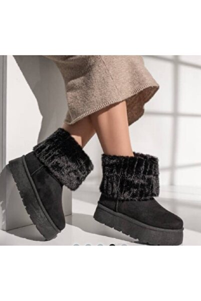 GLAMSI UG women's ankle boots with platform and fur interior - comfort and warmth