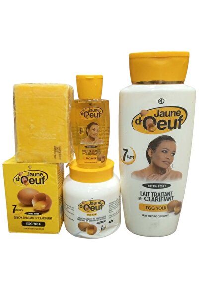 Jaune D’Oeuf مجموعة العناية بصفار البيض من جون دوف: لوشن، كريم، صابون، وزيت