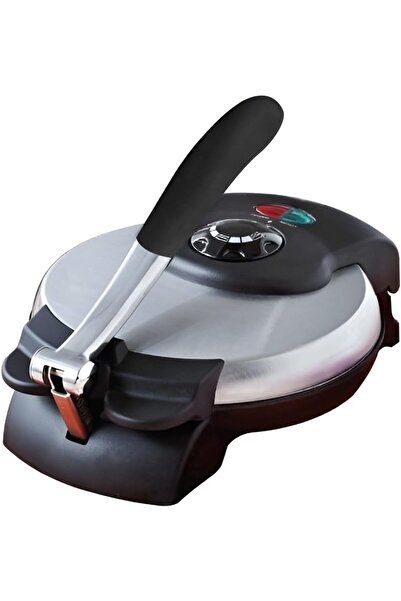 Generic 8-Inch Electric Roti & Chapati Maker ∣ Stainless Steel, Non-Stick Press with Adjustable Temperature