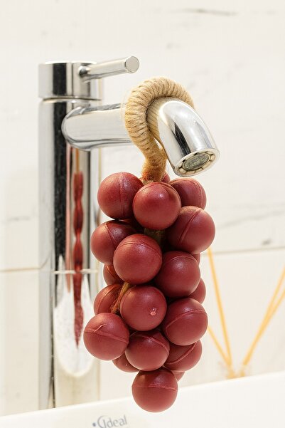 Khleos صابون عنقود العنب بالجلسرين الطبيعي 120 جرام أحمر داكن