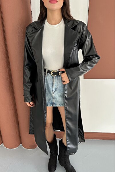 canzengın معطفا من الجلد الأسود