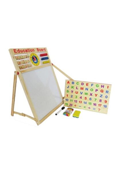 İSP Tablă educațională magnetică cu două fețe pentru scris cu abac, litere și numere magnetice