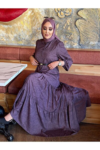 Merwish Voila Elbise A.Kahve