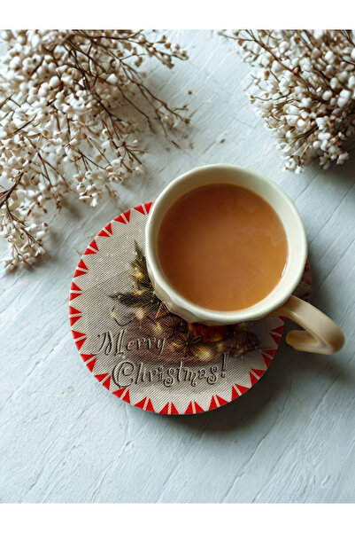 tarzınısec New Year's Coffee Napkin, Presentation Napkin, Cocktail Napkin, Coaster Set of 6