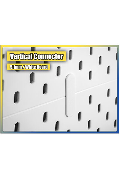 fly3d Skadis Konnektör Pano Birleştirici Siyah - Skadis Pano Aksesuar