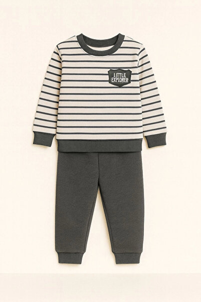 My Hanne Striped Baby Boy Suit 20108