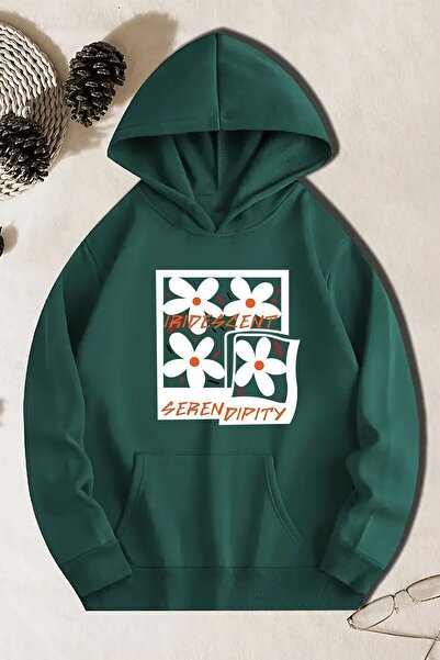 trendypassion Iridescent Serendipity Printed Oversize Sweatshirt