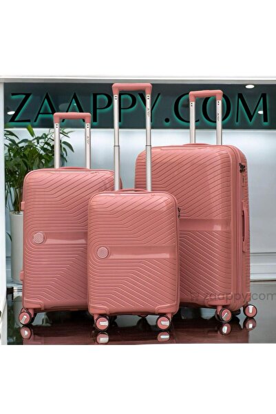 ZAAPPY Hard Case 3 Piece Set (20/24/28 Inch) Miami PP Luggage Lightweight, Unbreakable, Secured Lock