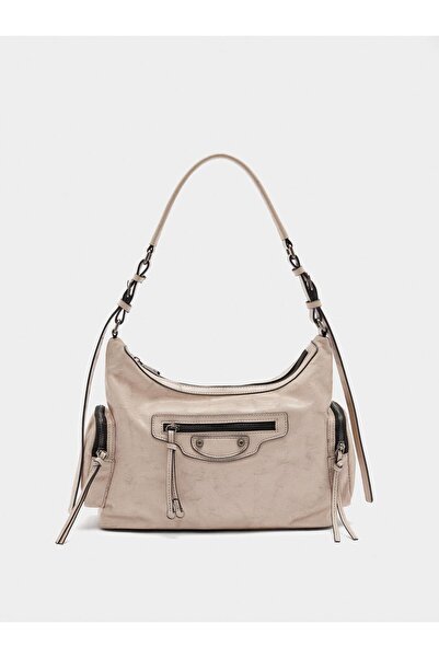 PARFOIS Eskitme Efektli Omuz Çantası