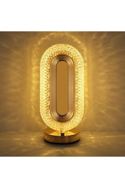 OEM Lampa LED decorativa, veioza din cristal acrilic, lumina ambientala, 3 cu...