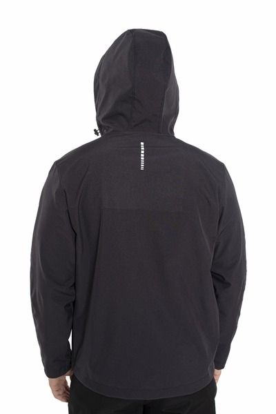 Crozwise Anthracite Men's Waterproof Softshell Outdoor Coat / Jacket - 5036-06