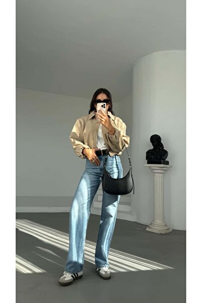 Mila Kadın Polo Yaka Bomber Ceket