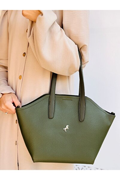 H&D COLLECTİON حقيبة يد وكتف نسائية من ميامي بولو كلوب بـ 6 أقسام