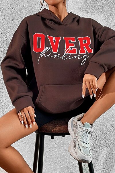 trendypassion Unisex Overthinking Printed Sweatshirt