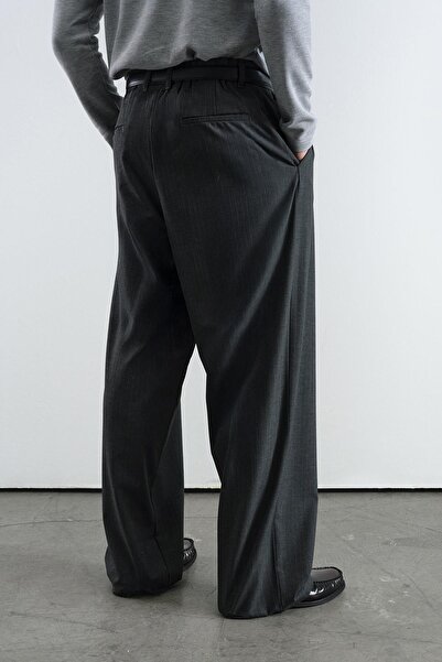 GIESTO Striped Classic Anthracite Pants