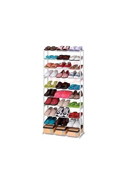 dalimag Suport pentru pantofi MENTON, structură metalică, 10 rafturi pentru 3...