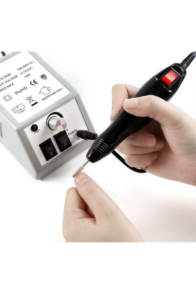 Fujika Protez Tırnak Freze Makinesi Manikür Pedikür 2000 Tırnak Törpü Cihazı Elektrikli 6 Başlık Mercedes