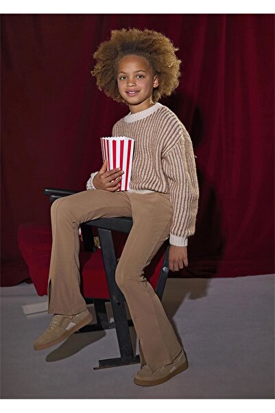 MAYORAL Pantaloni pentru fete Camel 7758