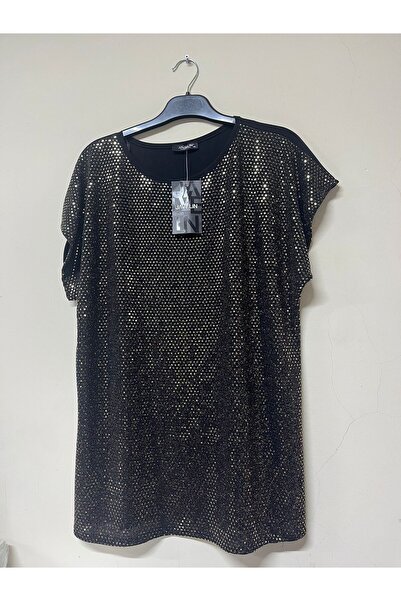 Javelin Collection Sequin Front Evening Dress Bluz