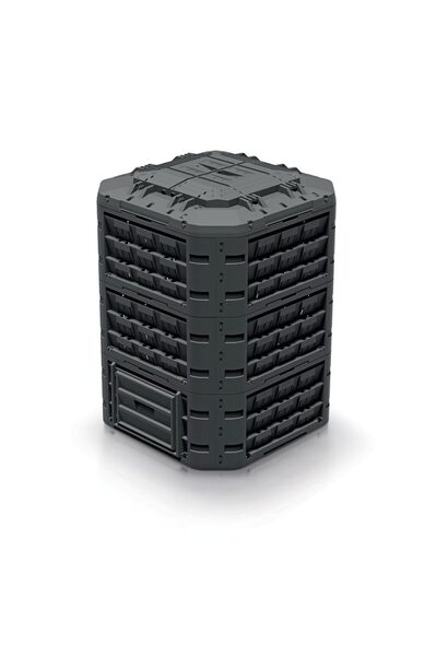 Prosperplast Compostor de gradina, 950 L, negru, Compogreen, Vario