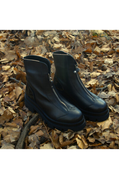 Cyclop Ghete de damă din piele Longoria negre - Eleganță și confort