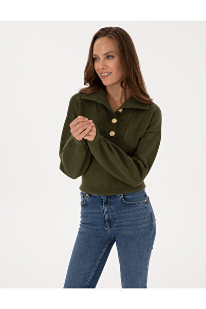 Pierre Cardin Khaki Comfort Fit Sweater 50310934-Vr027