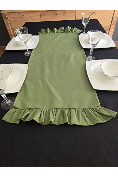 Angels' Collection Two-Sided Ruffle Runner - Has a Liquid Repellent Property