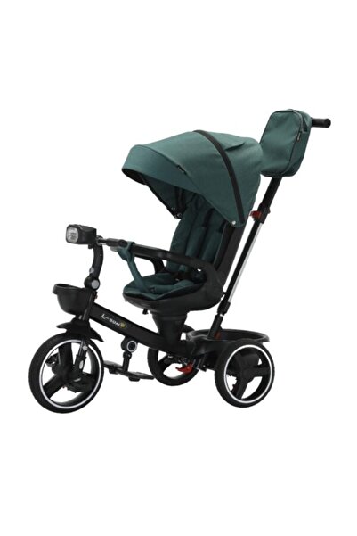 L-Sun Tricicletă cu poziție de somn, lumini și muzică SL06 Verde