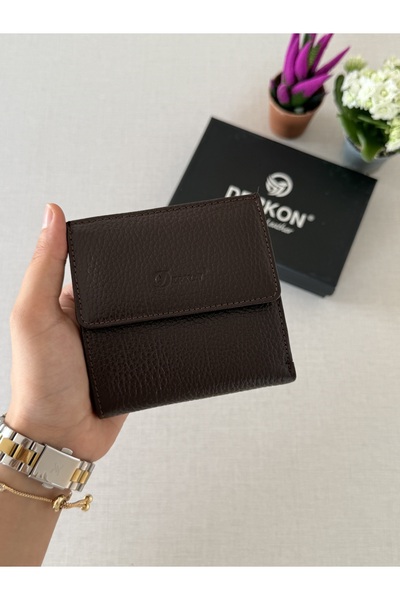 DERKON Genuine Leather Juno Model Women's Wallet in a Size That Will Fit in Any Bag