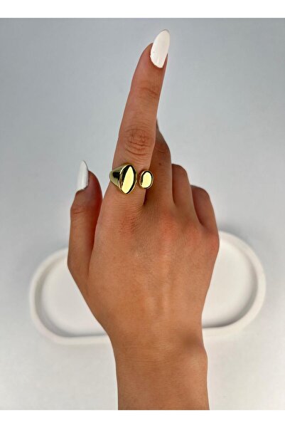 Kius خاتم ذهبي متقاطع من السلسلة الخاصة