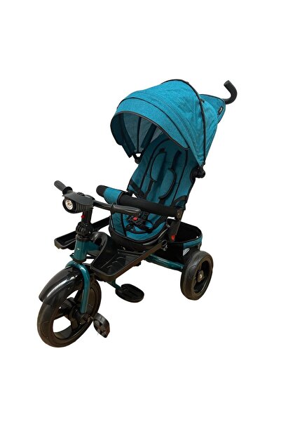 L-Sun Reversible Seat Tricycle with Music and Lights SL02 Turquoise