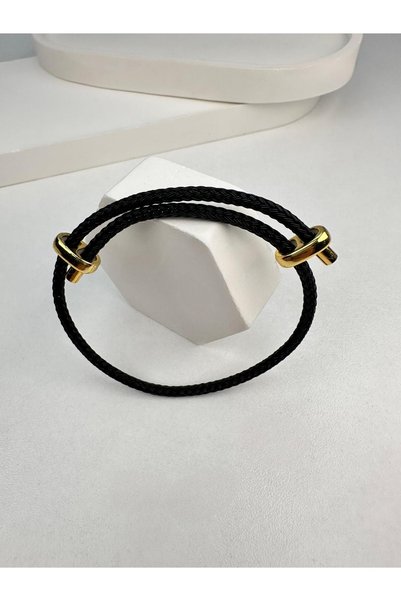 Kius Special Series Black String Steel Bracelet