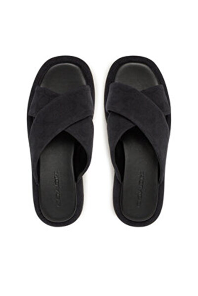 Coach Γυναικείες σαγιονάρες μαύρες COACH-CAS84 ΜΑΥΡΕΣ