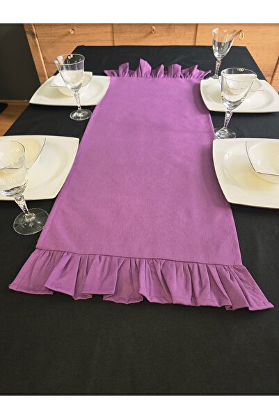 Angels' Collection Two-Sided Ruffle Runner - Has a Liquid Repellent Property