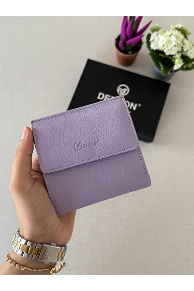 DERKON Genuine Leather Juno Model Women's Wallet in a Size That Will Fit in Any Bag