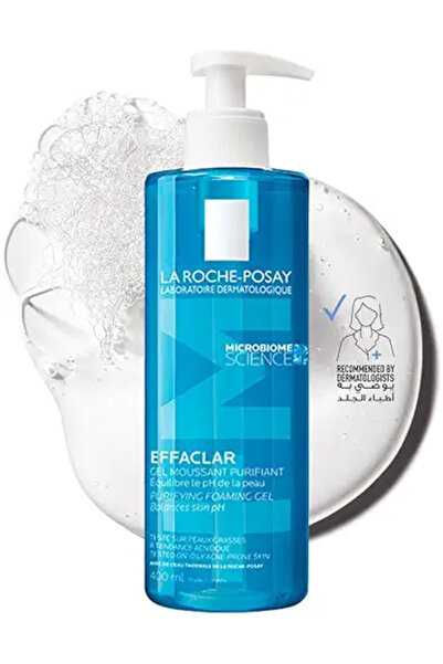 LRP جل التنظيف الرغوي إيفاكلار من لا روش بوزيه لعلاج حب الشباب للبشرة الدهنية...