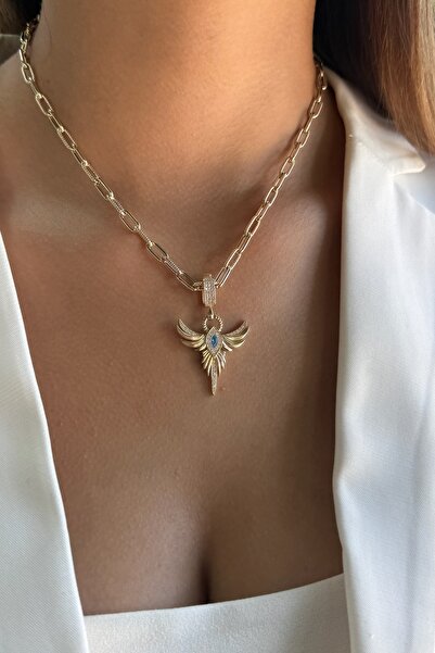 Utku Kuyumculuk 14 AYAR ANKA KUŞU ALTIN KOLYE