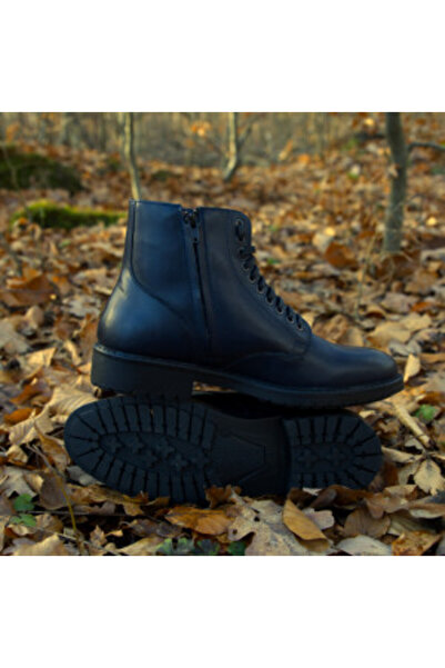 Cyclop Ghete din piele pentru bărbați - Albastru Zaragoza