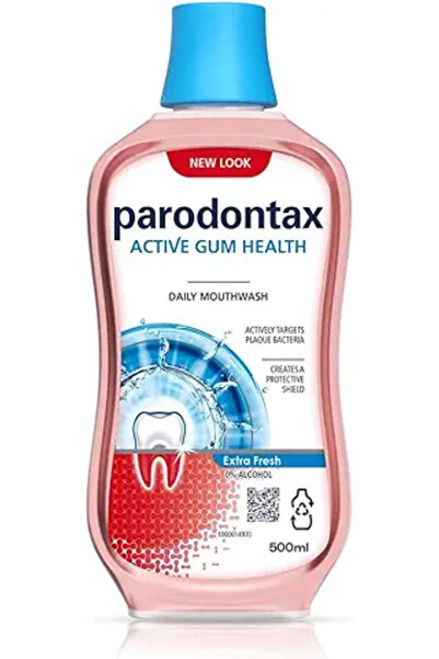 Parodontax Extra Fresh Mouthwash for Daily Gum Care and Bleeding Gums, 500ml
