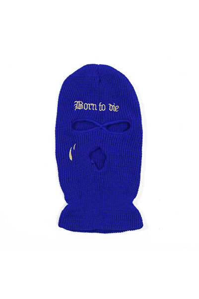 Tessero Cagula Hip hop tip Balaclava unisex, model brodat Born to Die, marime...
