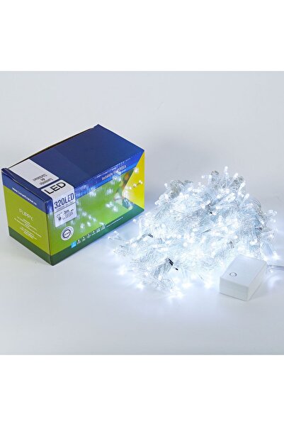 Flippy Curtain Christmas Lights 3 x 3 m, 320 LEDs, Interconnectable, Cool White