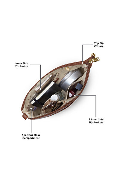 LAVIE SIGNATURE Women's Galax Colourblock Slingbag (White)