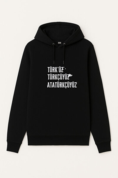 MODA Suntem turci, suntem turciței cu imprimeu Hanorac negru pentru copii și ...